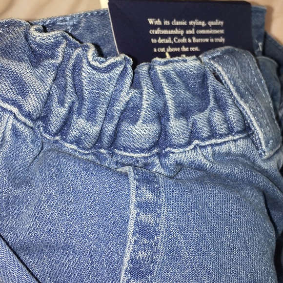 Croft & Barrow Mens Jean Shorts Sz 30 NWT - Picture 8 of 8